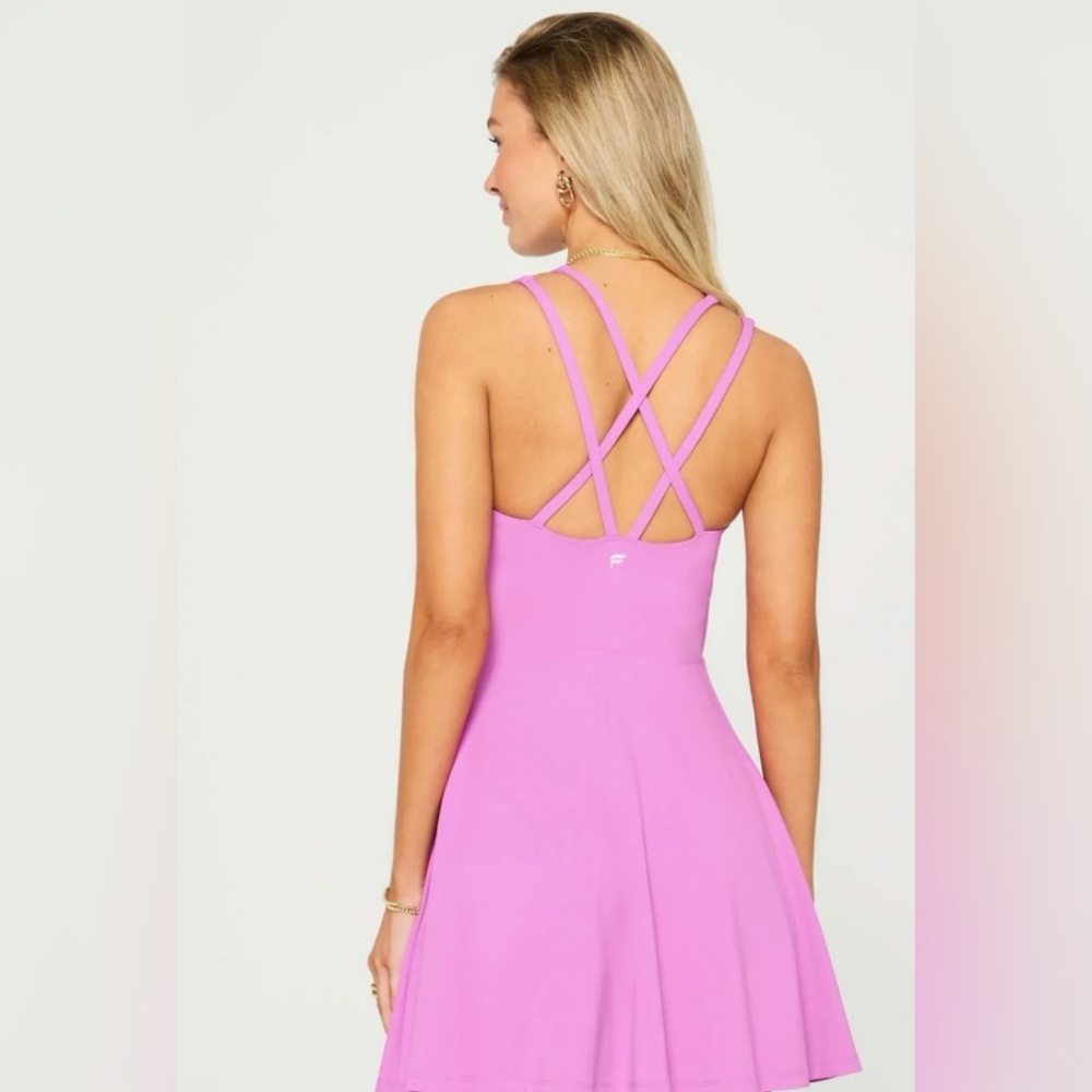 NWT Fabletics Boost Performance Dress Classic Mini in Orchid - S - Picture 4 of 4